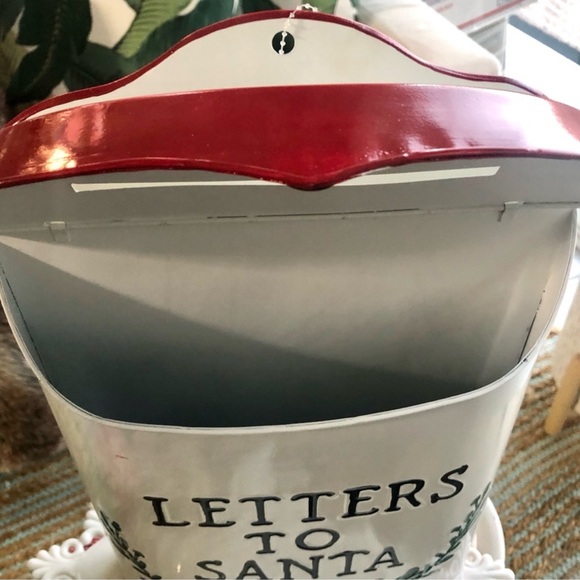 New! Christmas Metal Letters To Santa Mailbox - Picture 2 of 6